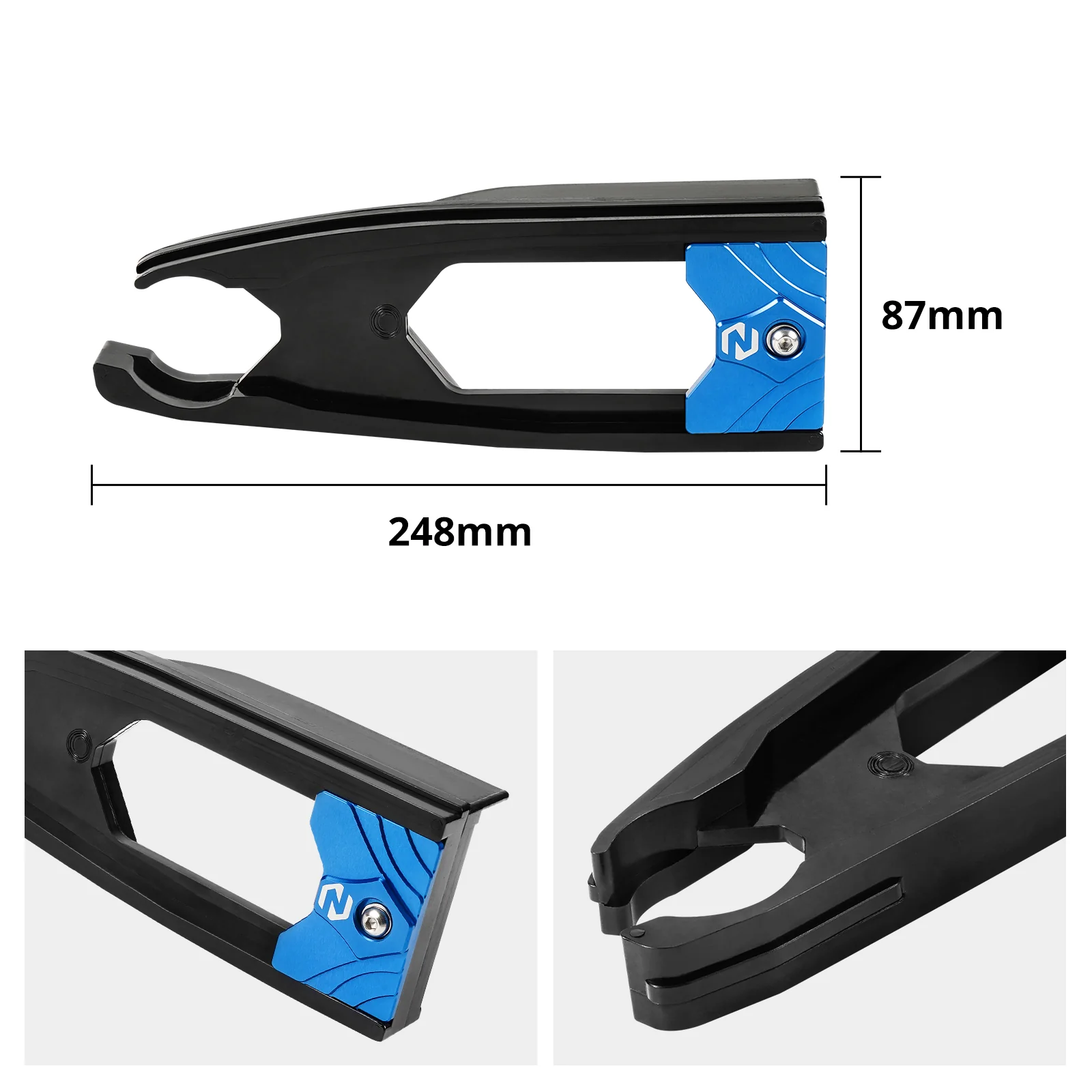 ATV Rear Swingarm Chain Guide Slider Guard For Yamaha Raptor 700 700R 2006-2026 - Image 6