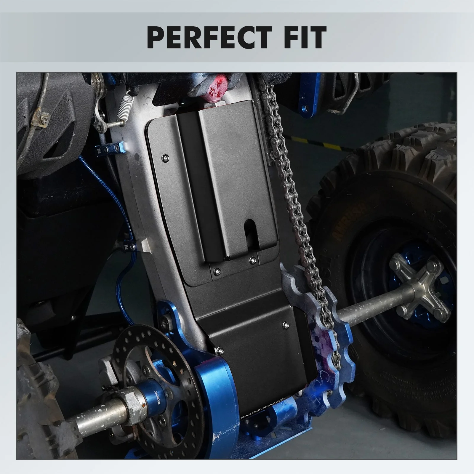ATV Swing Arm Swingarm Skid Plate Guard For Yamaha Raptor 700 700R 2013-2026 - Image 2
