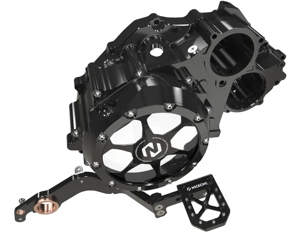 ATV Transparent Clutch Crankcase Cover & Brake Pedal For Yamaha Raptor 700 R 2006-2025 - Image 9
