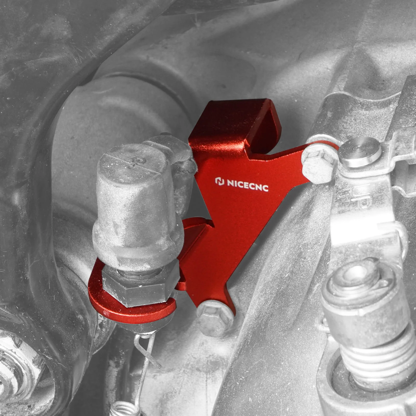 ATV Crankcase Cover Holder Brake Line Clamp For Yamaha Raptor 700 700R 2006-2026 - Image 3