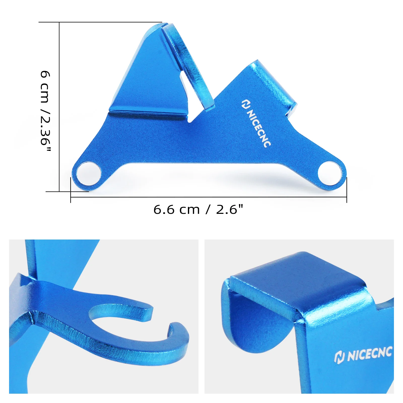 ATV Crankcase Cover Holder Brake Line Clamp For Yamaha Raptor 700 700R 2006-2026 - Image 6