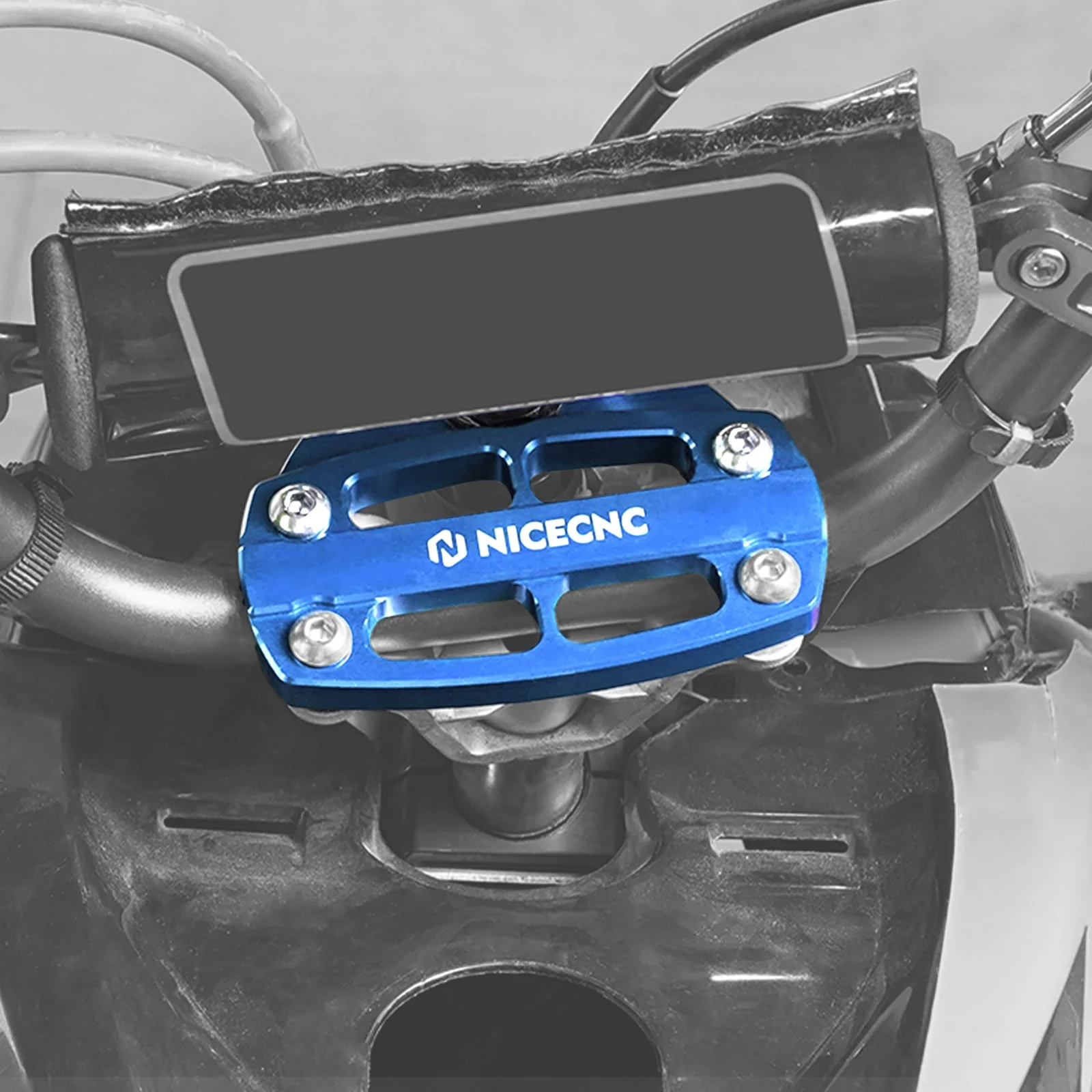 ATV Handlebar Mounting Clamp w/Key Guard For Yamaha Raptor 700 700R 2006-2026 - Image 6