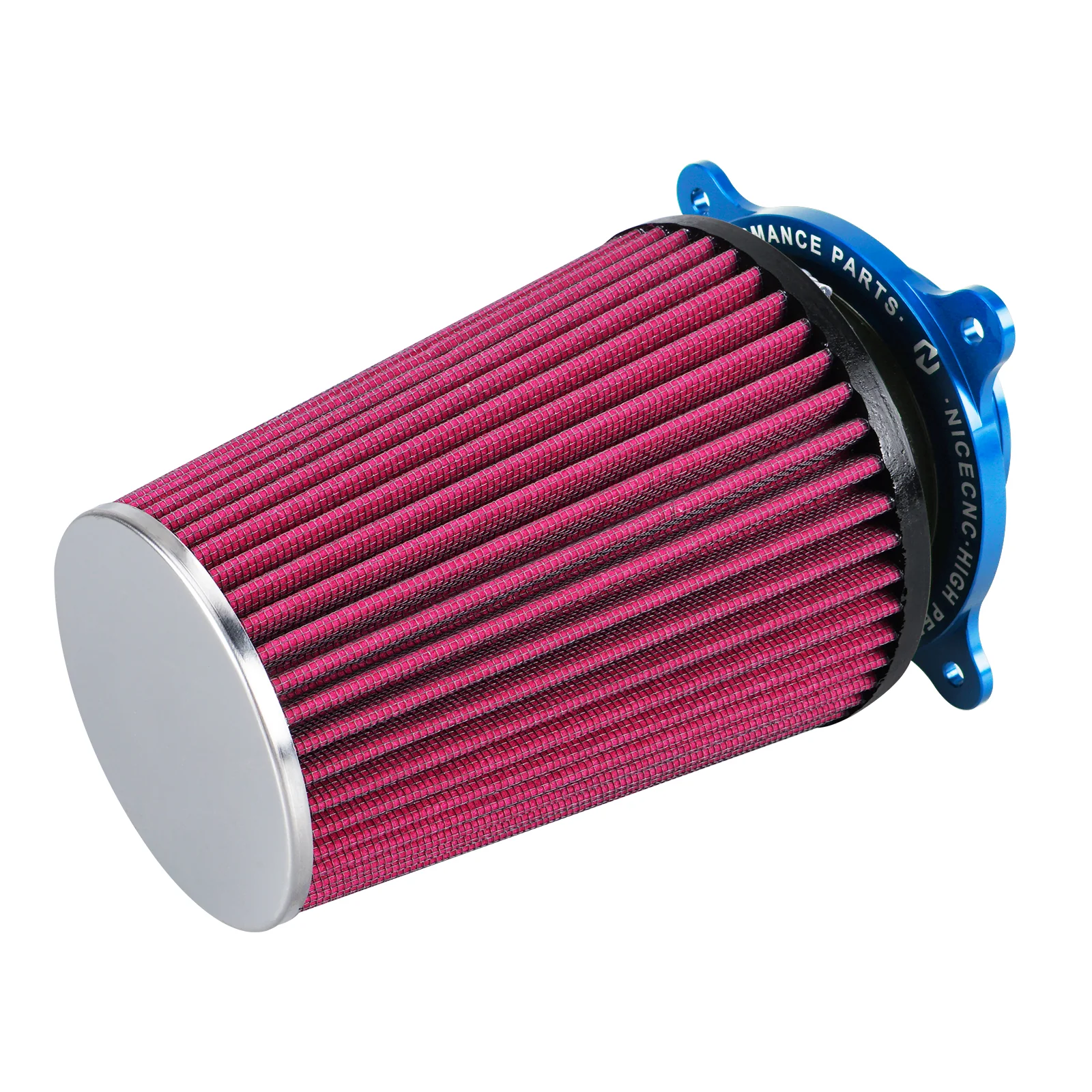 ATV High-Flow Air Filter Intake Cleaner w/Adaptor Kit For Yamaha Raptor 700 700R - Image 9