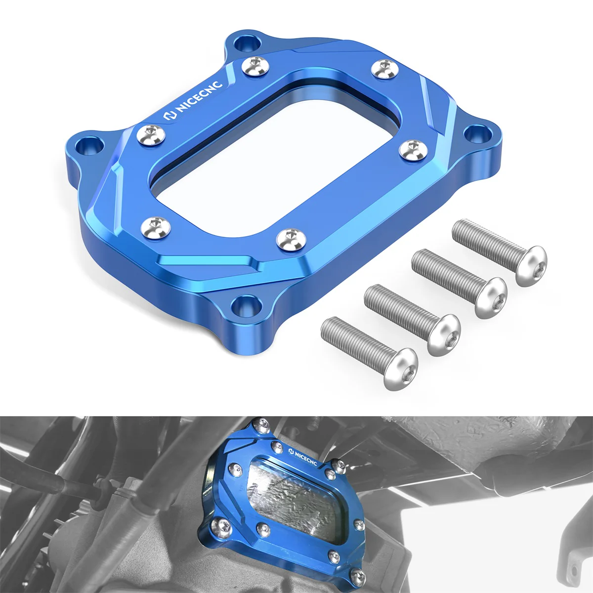 Upgraded Transparent Cylinder Head Side Cover For Yamaha Raptor 700 700R 06-26