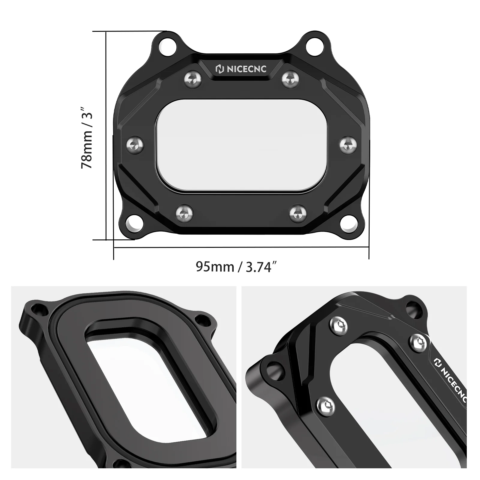Upgraded Transparent Cylinder Head Side Cover For Yamaha Raptor 700 700R 06-26 - Image 14