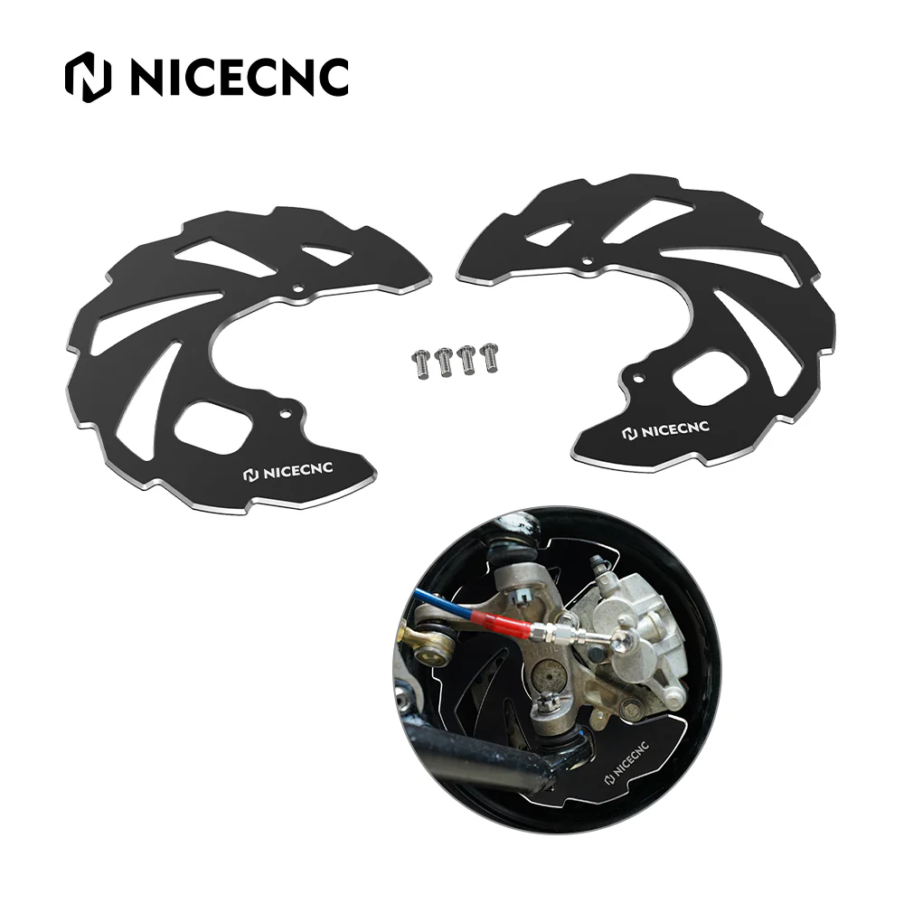 ATV Front Brake Disc Rotor Guards For Yamaha Raptor 700 700R 06-26 YFZ450R 09-24 - Image 13