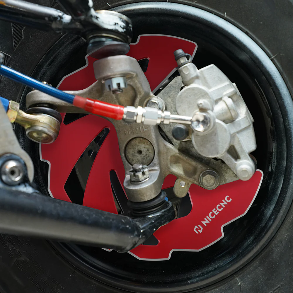 ATV Front Brake Disc Rotor Guards For Yamaha Raptor 700 700R 06-26 YFZ450R 09-24 - Image 3