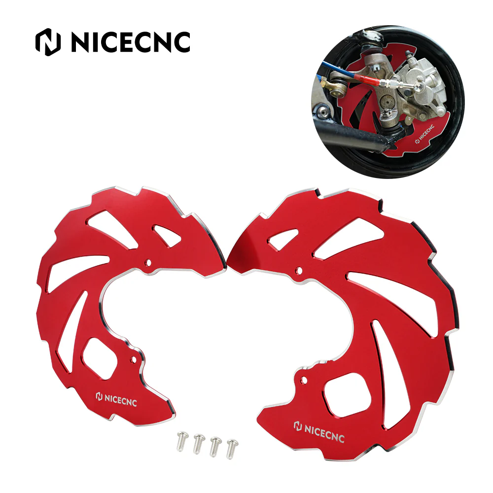 ATV Front Brake Disc Rotor Guards For Yamaha Raptor 700 700R 06-26 YFZ450R 09-24 - Image 4