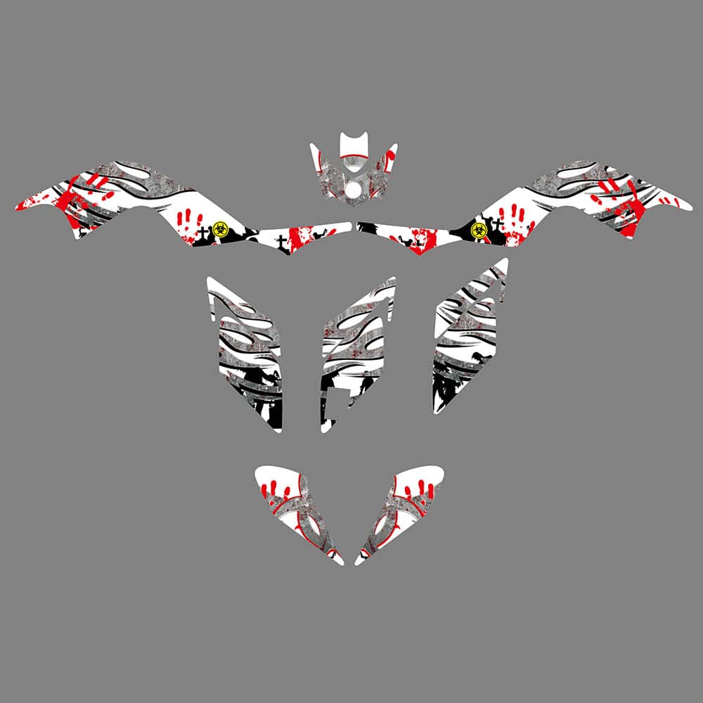 ATV Style Team Decals Stickers Graphics Kits For YAMAHA RAPTOR700 2006-2012 - Image 2