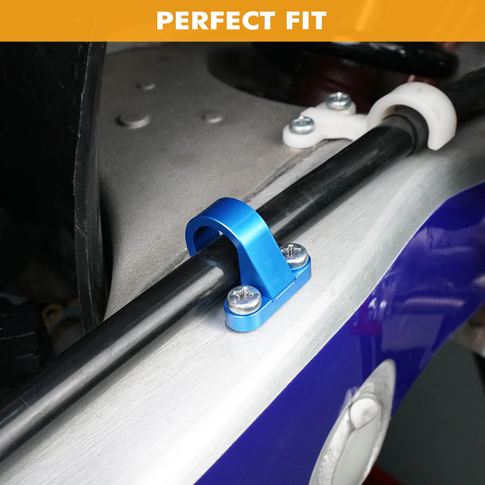 Rear Brake Line Hose Clamp Guide For Yamaha YZ85 YZ250F YZ450F WR450F - Image 2