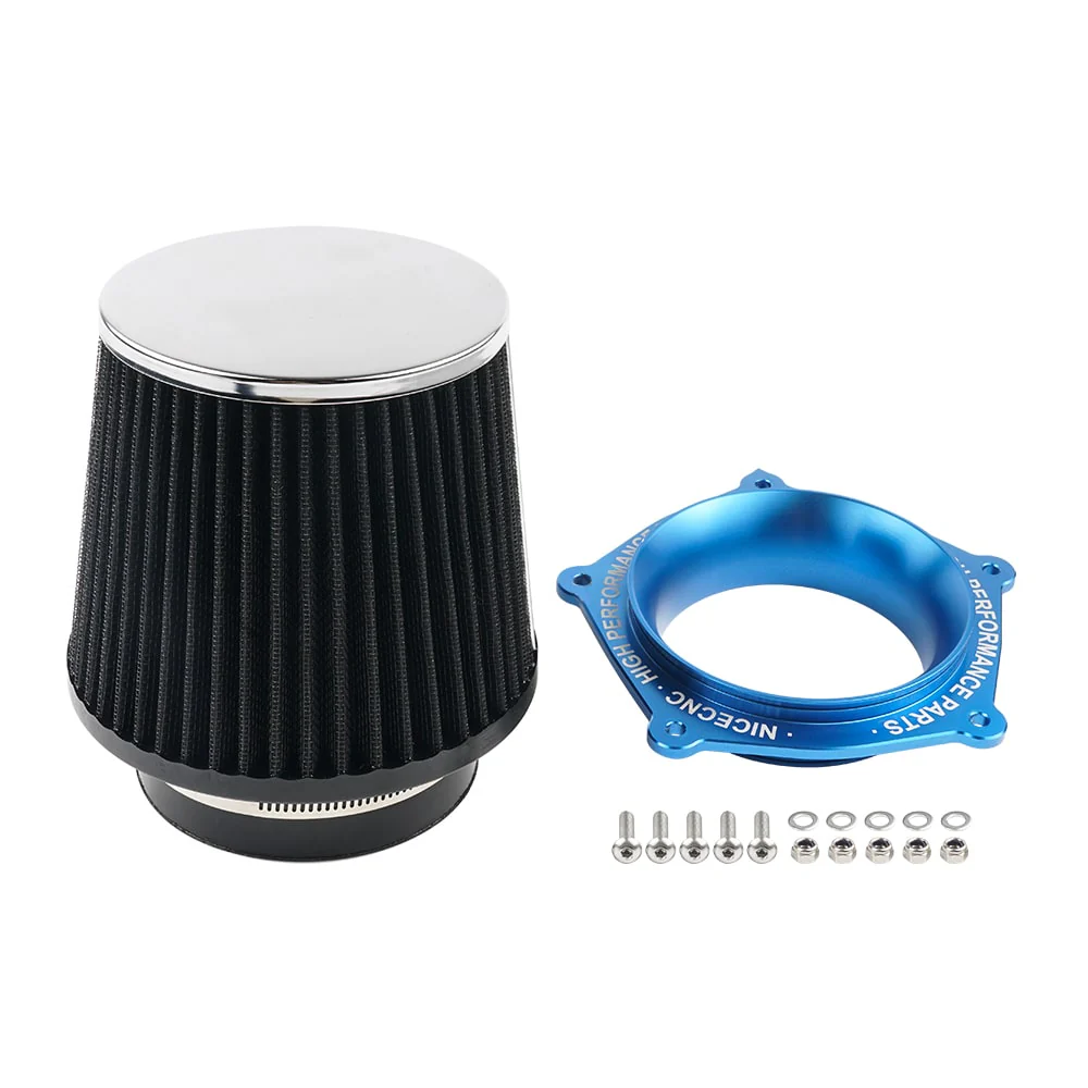 High Flow ATV Air Filter Intake w/ Adapter Kit For Yamaha YFZ450R 2009-2024 - Image 7