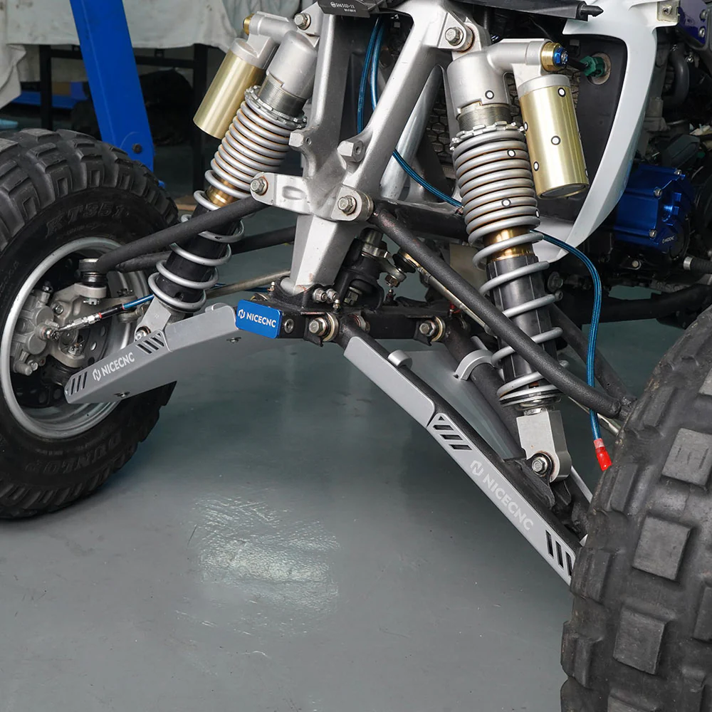 ATV Front A-Arm Skid Plate Guards Protector Kit For Yamaha YFZ450R 2009-2024 - Image 26