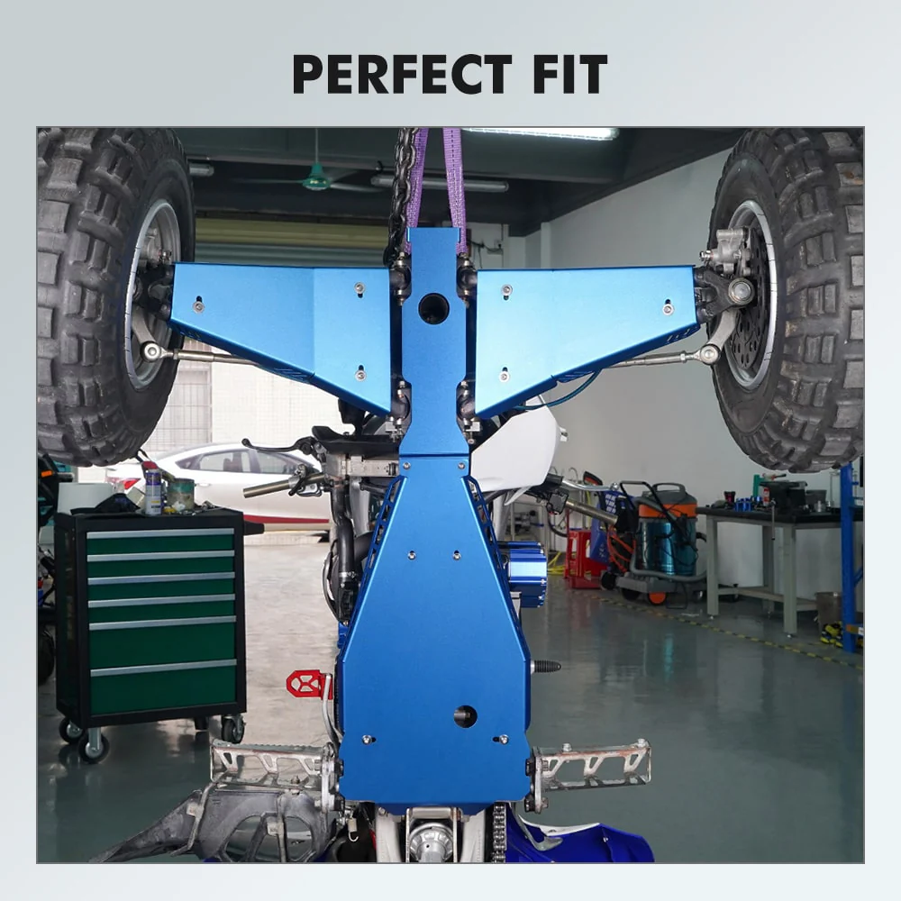 ATV Front A-Arm Skid Plate Guards Protector Kit For Yamaha YFZ450R 2009-2024 - Image 28