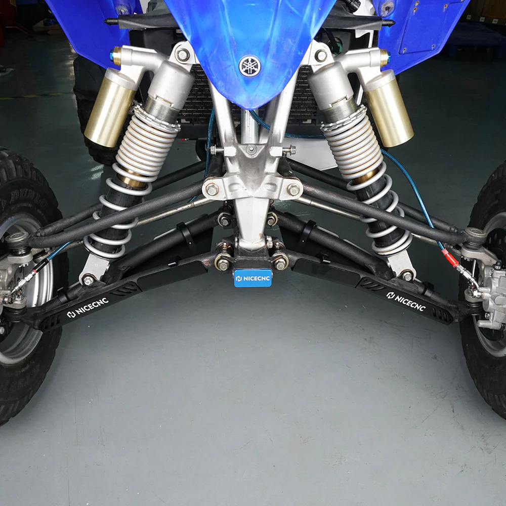 ATV Front A-Arm Skid Plate Guards Protector Kit For Yamaha YFZ450R 2009-2024 - Image 3