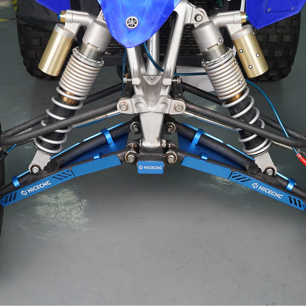 ATV Front A-Arm Skid Plate Guards Protector Kit For Yamaha YFZ450R 2009-2024 - Image 4