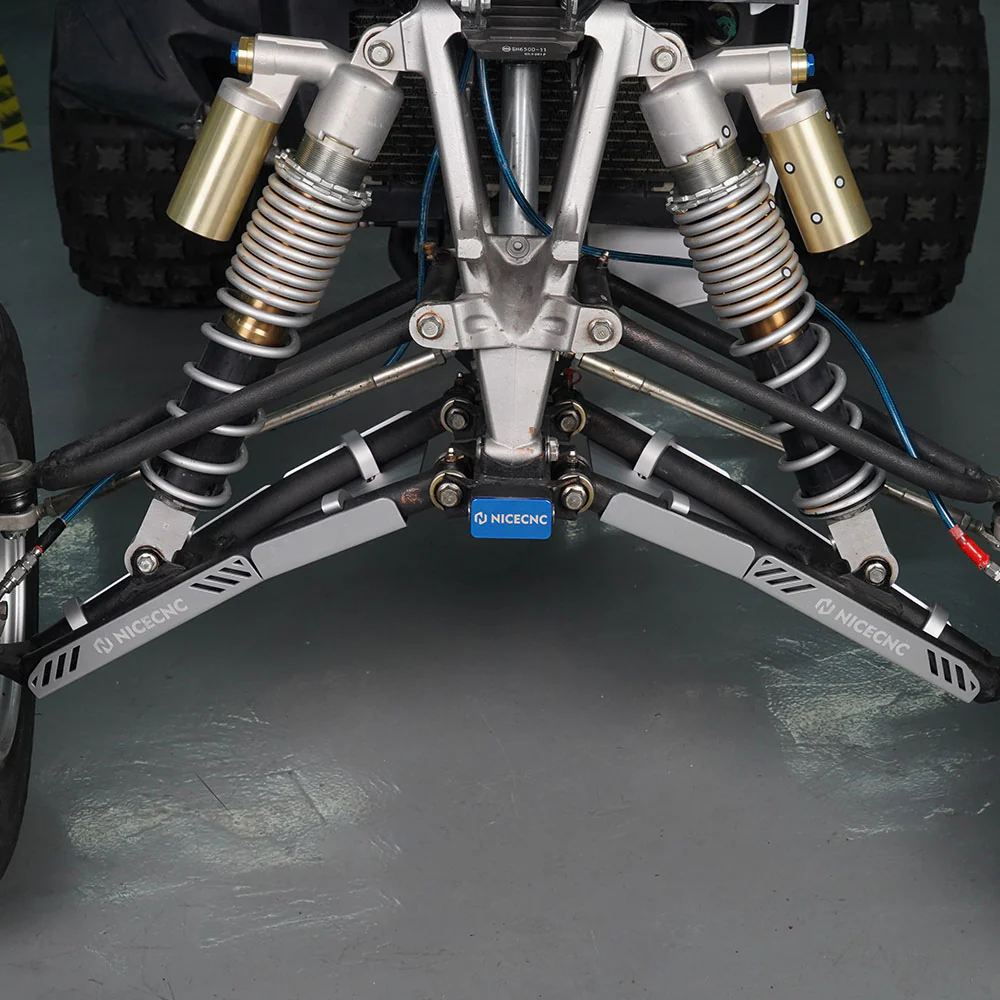 ATV Front A-Arm Skid Plate Guards Protector Kit For Yamaha YFZ450R 2009-2024 - Image 7
