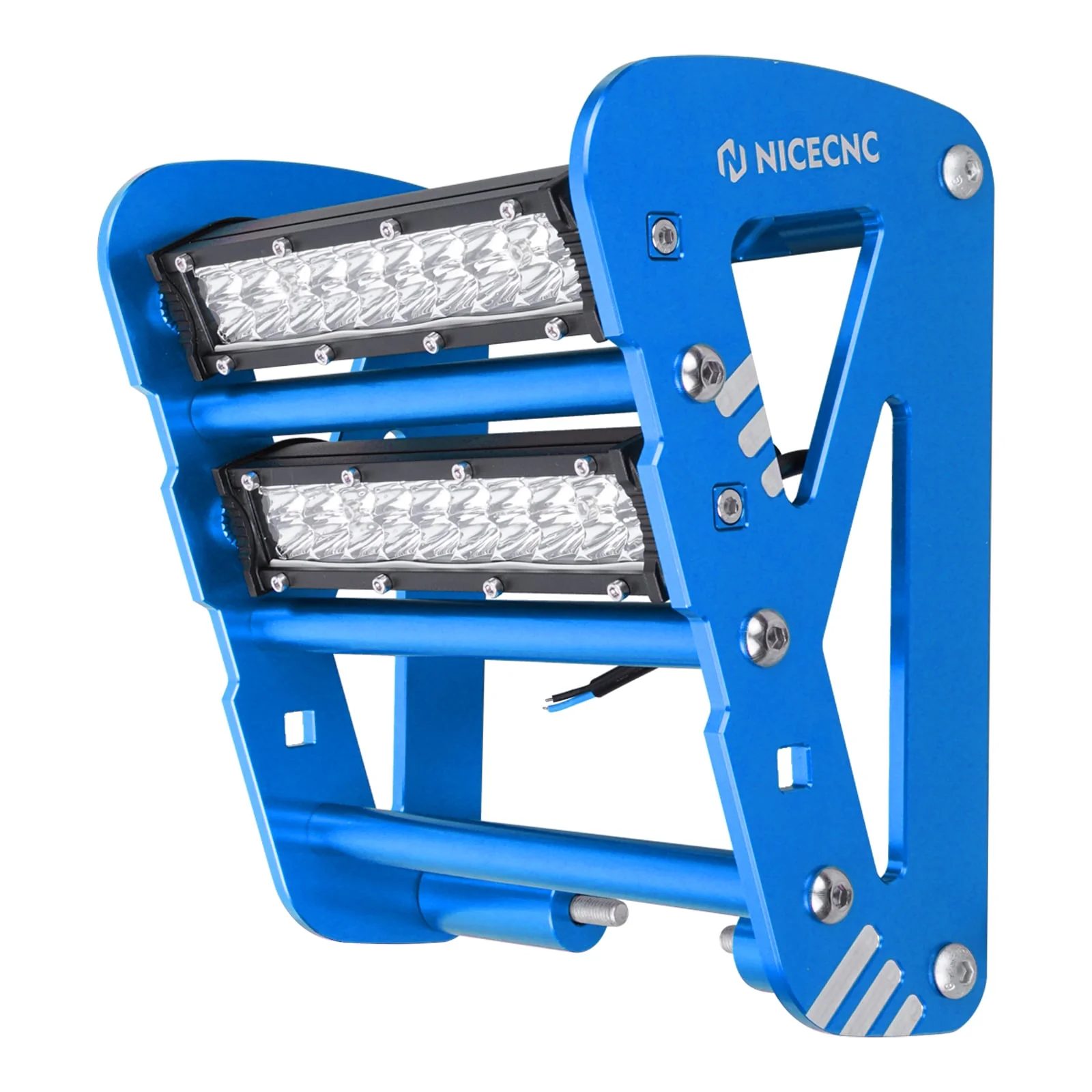 ATV Front Bumper with LED Dual Lights Bar Kit For Yamaha YFZ450R 2009-2024