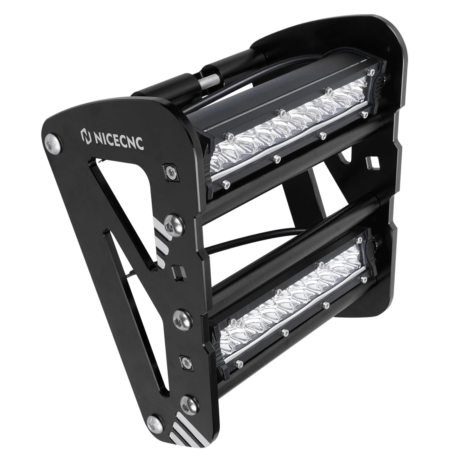 ATV Front Bumper with LED Dual Lights Bar Kit For Yamaha YFZ450R 2009-2024 - Image 17
