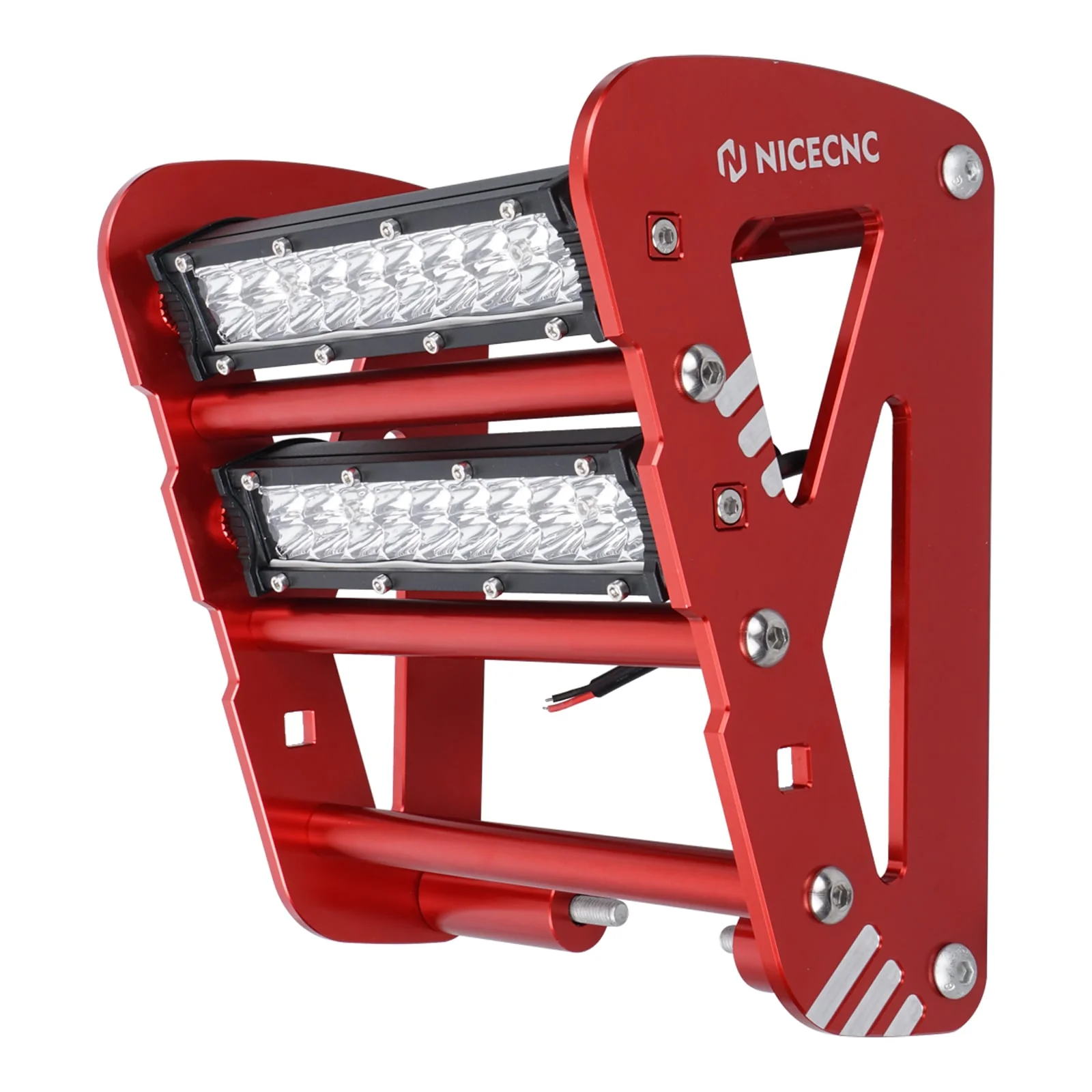 ATV Front Bumper with LED Dual Lights Bar Kit For Yamaha YFZ450R 2009-2024 - Image 24