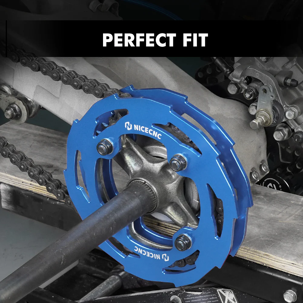 ATV Rear Wheel Dual Sprocket Covers Chain Guards For Yamaha YFZ450R - Image 2