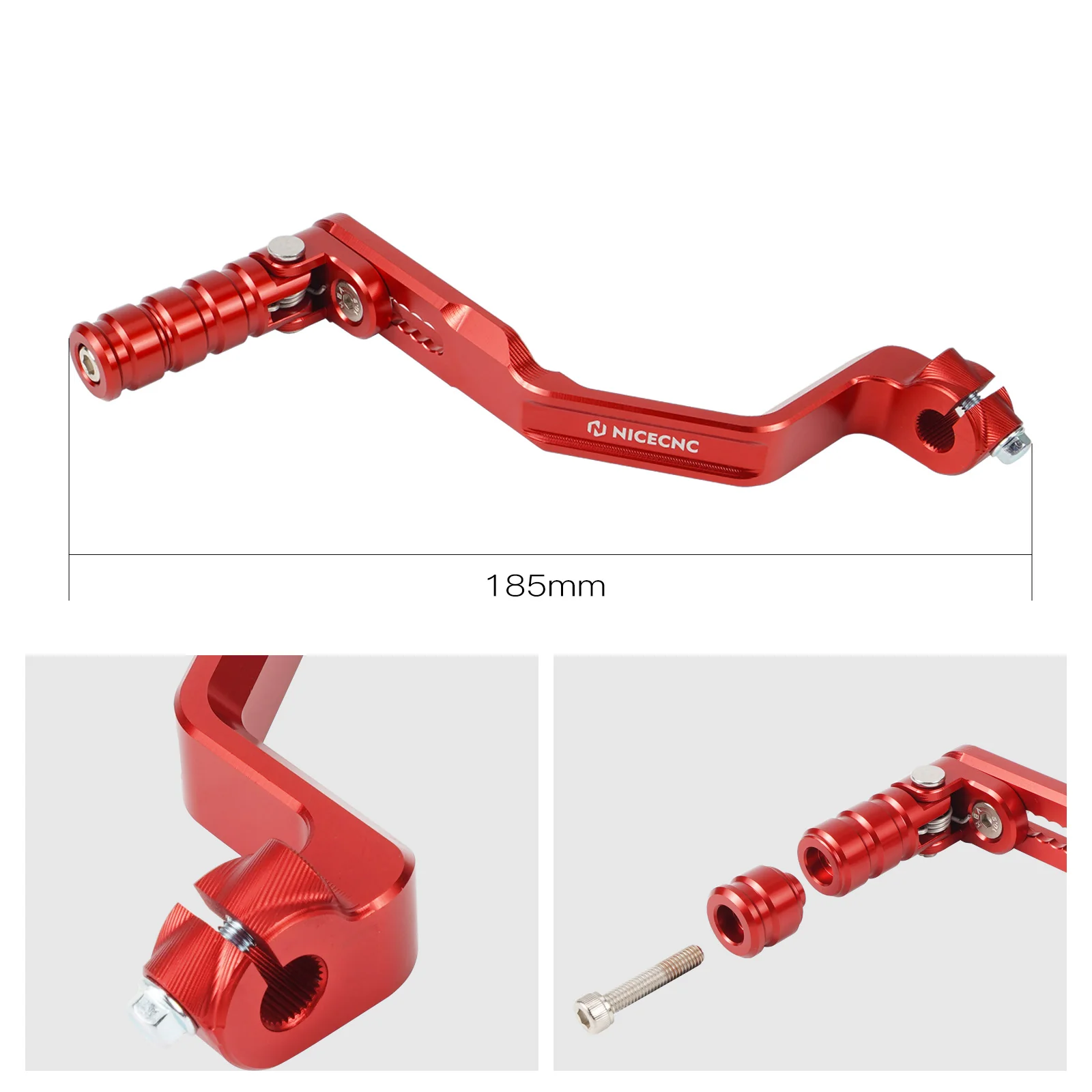 Upgraded Folding Adjustable Shift Gear Lever Pedal For Yamaha YFZ450R 09-25 - Image 14