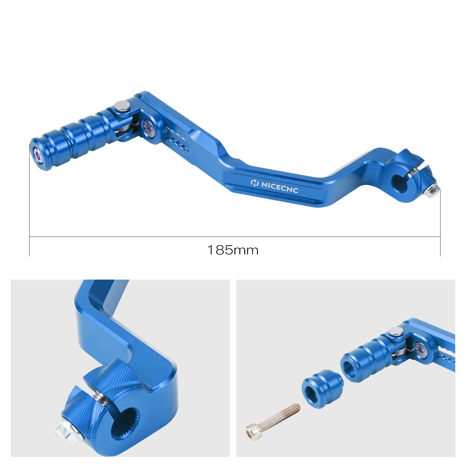 ATV Engine Case Saver Chain Guide Guard+ Folding Shift Lever For Yamaha YFZ450R - Image 11