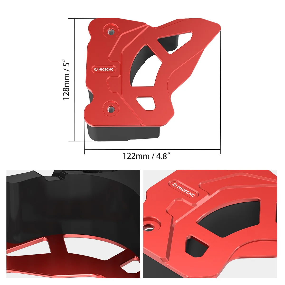 ATV Engine Case Saver Chain Guide Guard+ Folding Shift Lever For Yamaha YFZ450R - Image 17