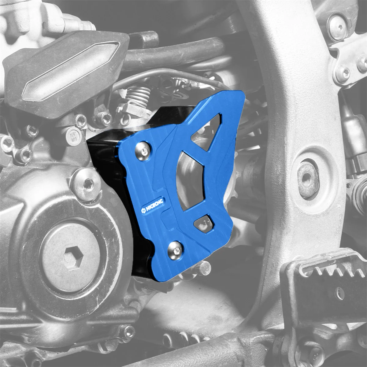 ATV Engine Case Saver Chain Guide Guard+ Folding Shift Lever For Yamaha YFZ450R - Image 2