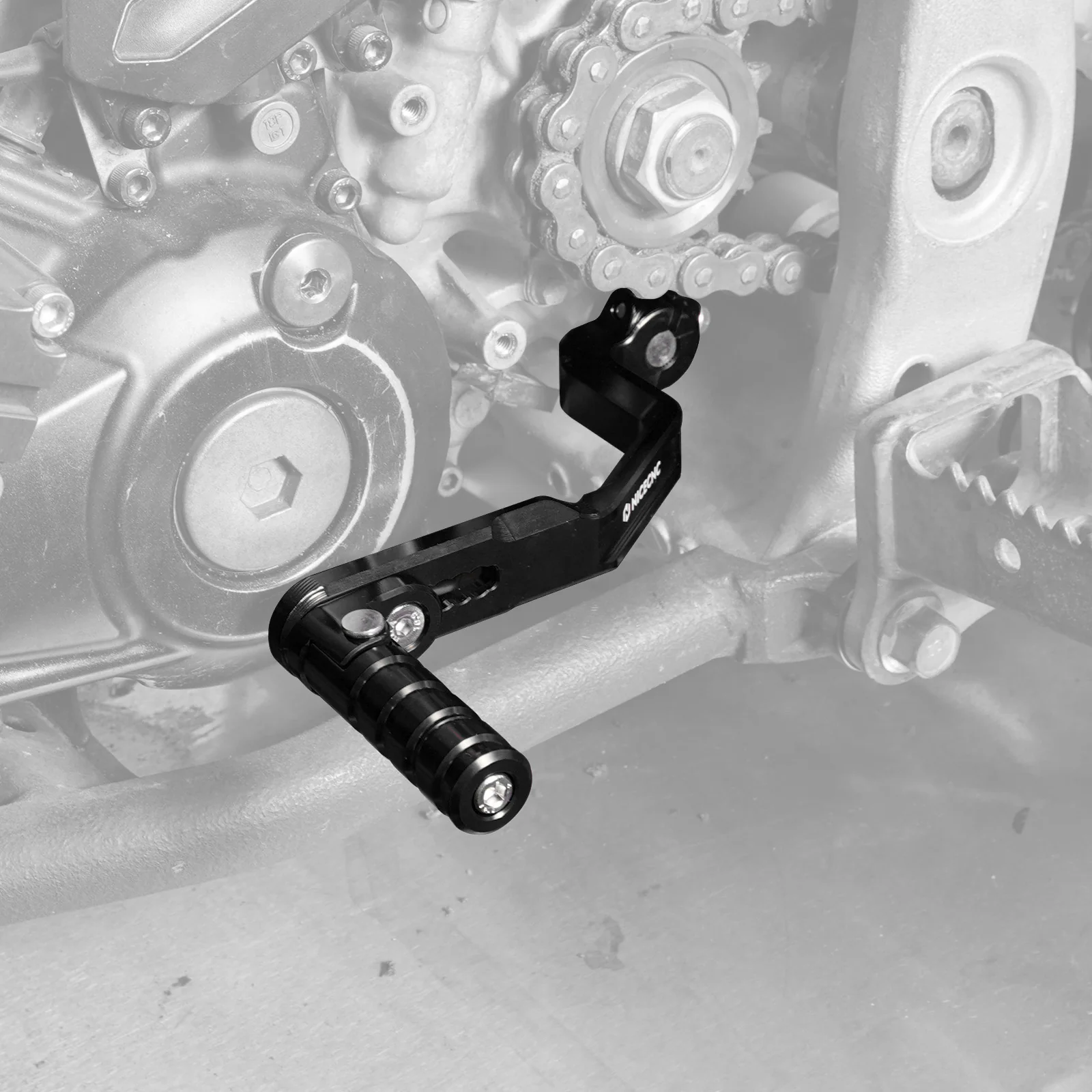 ATV Engine Case Saver Chain Guide Guard+ Folding Shift Lever For Yamaha YFZ450R - Image 5