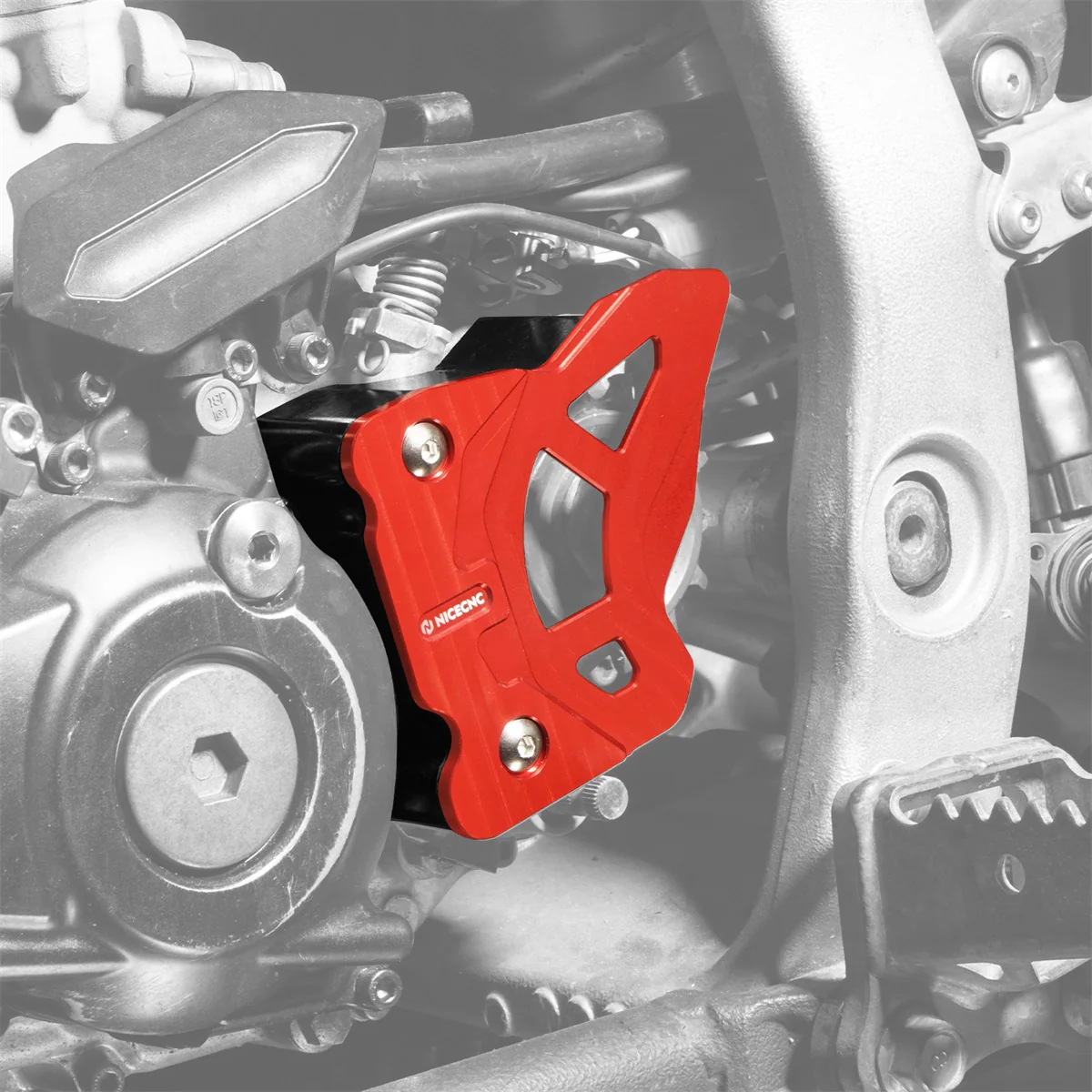 ATV Engine Case Saver Chain Guide Guard+ Folding Shift Lever For Yamaha YFZ450R - Image 6