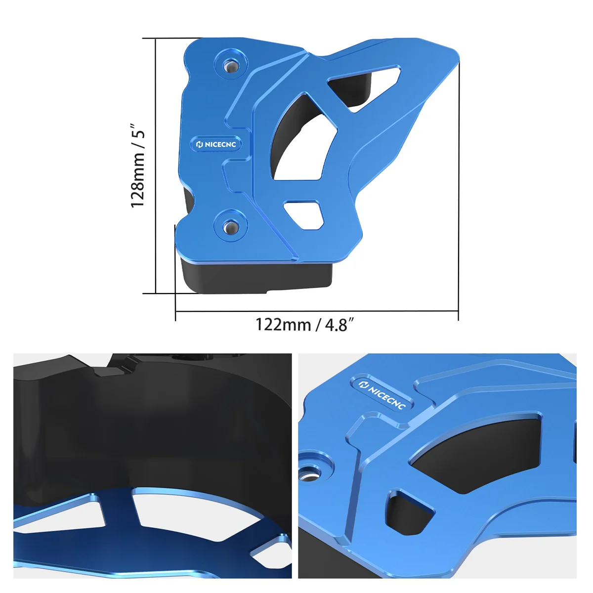 ATV Engine Case Saver Chain Guide Guard+ Folding Shift Lever For Yamaha YFZ450R - Image 8