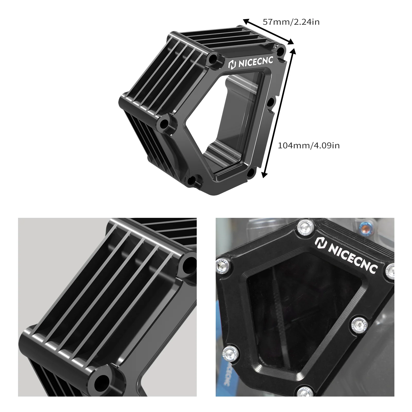 Transparent Full Clear ATV Crankcase Oil Cover For Yamaha YFZ450R 2009-2023 - Image 13