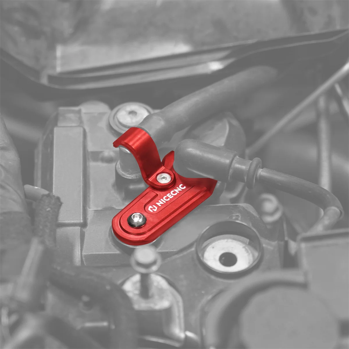 ATV Upgraded Spark Plug Boot Hold Down For Yamaha YFZ450R 2009-2025 - Image 3