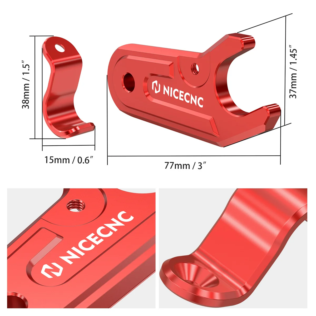 ATV Upgraded Spark Plug Boot Hold Down For Yamaha YFZ450R 2009-2025 - Image 9