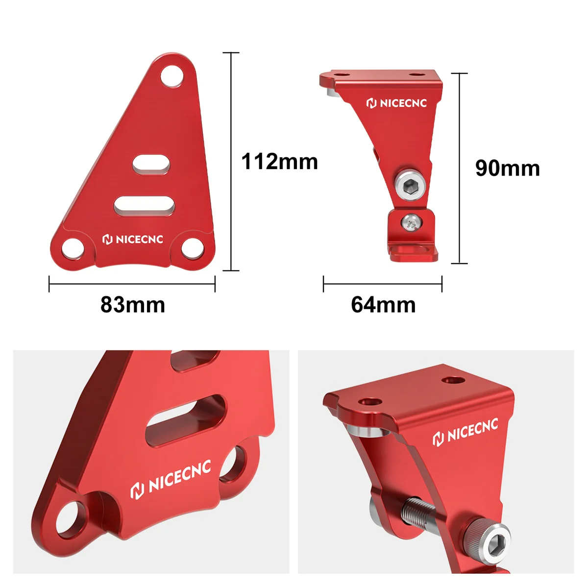 ATV Engine Mounting Bracket Stay Holder Kit For Yamaha YFZ450R 2009-2025 - Image 12