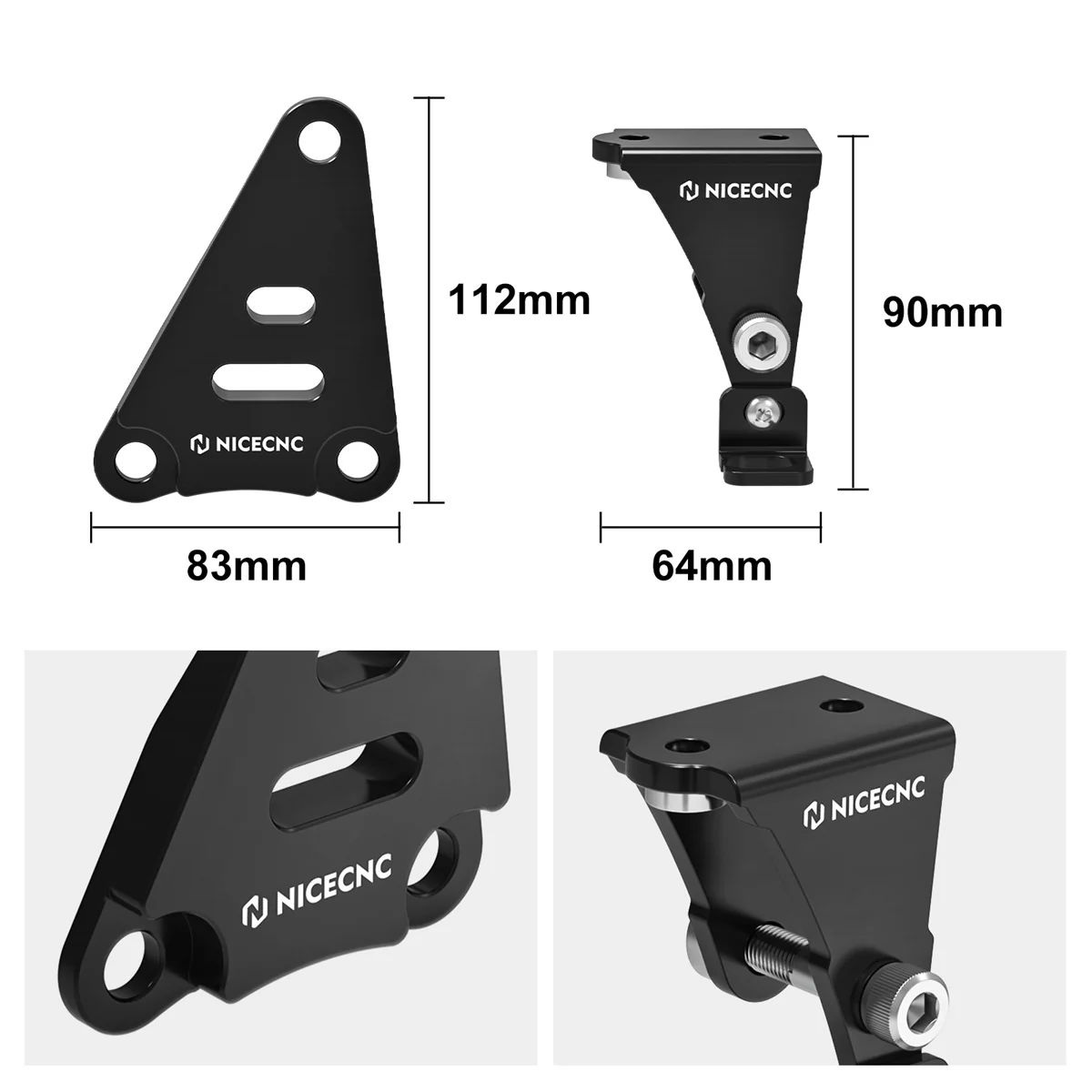 ATV Engine Mounting Bracket Stay Holder Kit For Yamaha YFZ450R 2009-2025 - Image 16