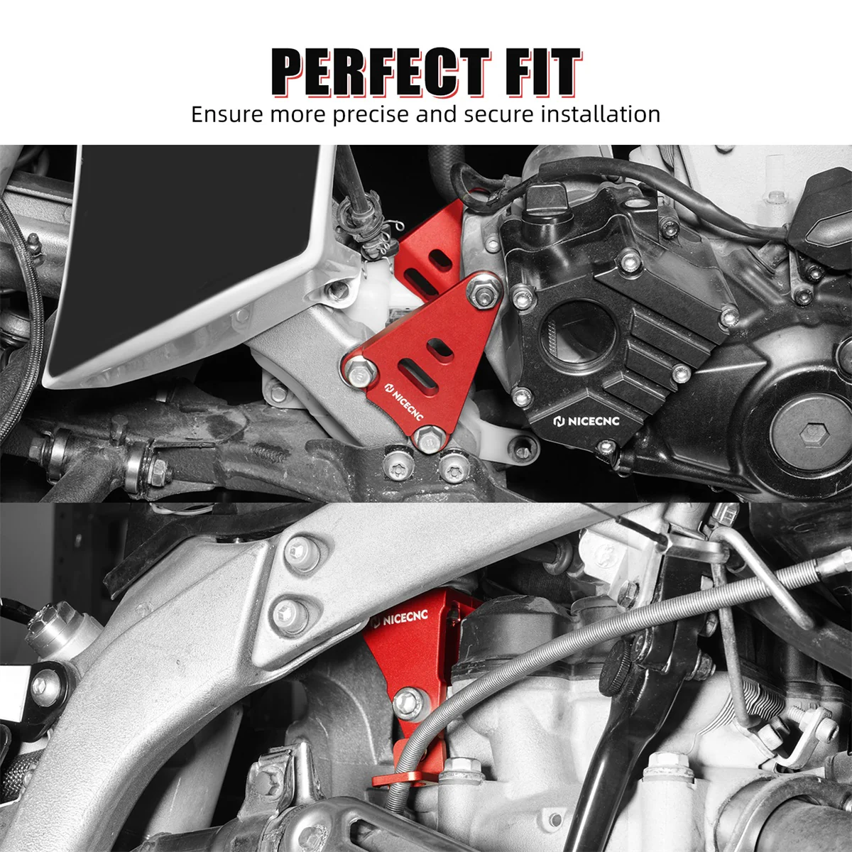 ATV Engine Mounting Bracket Stay Holder Kit For Yamaha YFZ450R 2009-2025 - Image 3