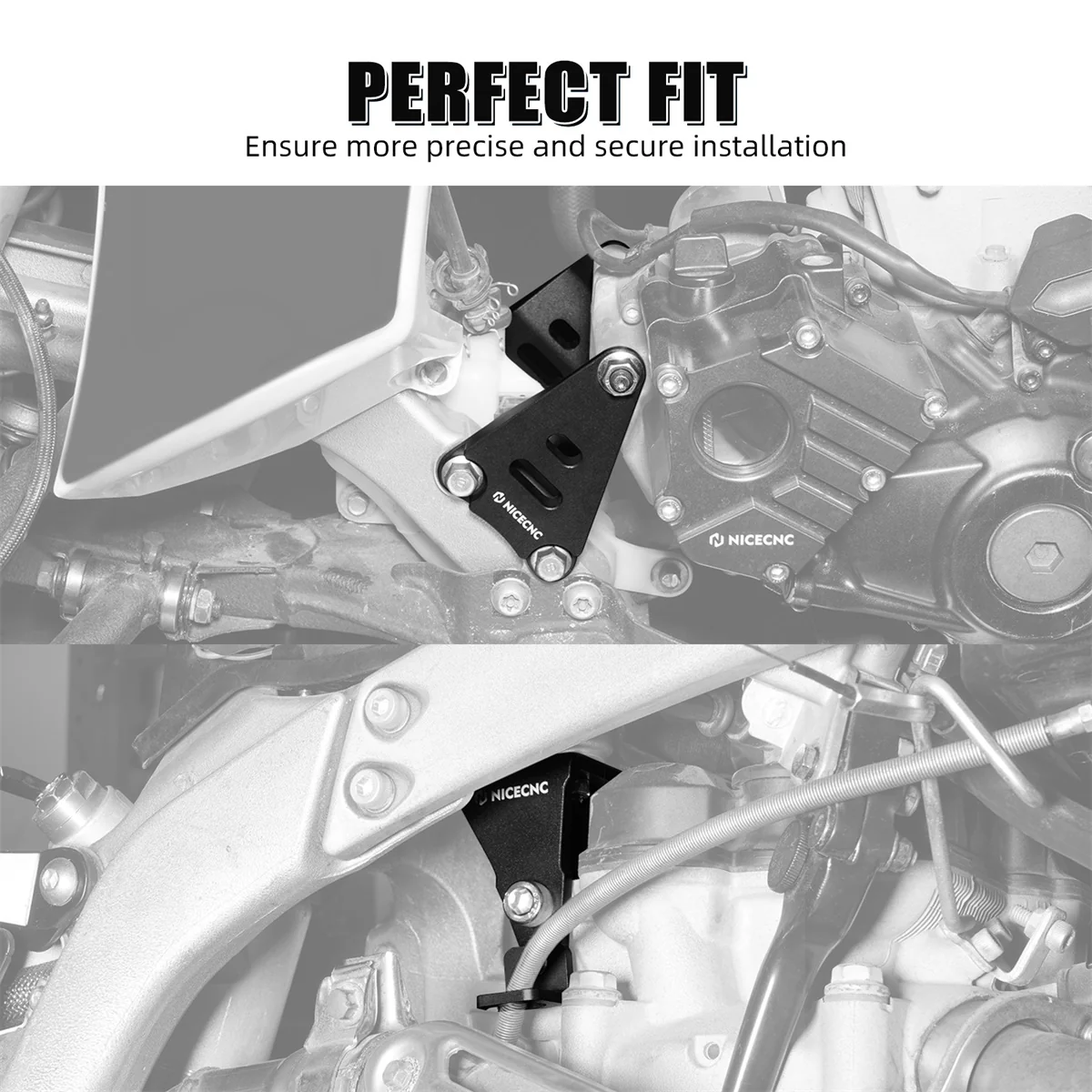 ATV Engine Mounting Bracket Stay Holder Kit For Yamaha YFZ450R 2009-2025 - Image 4