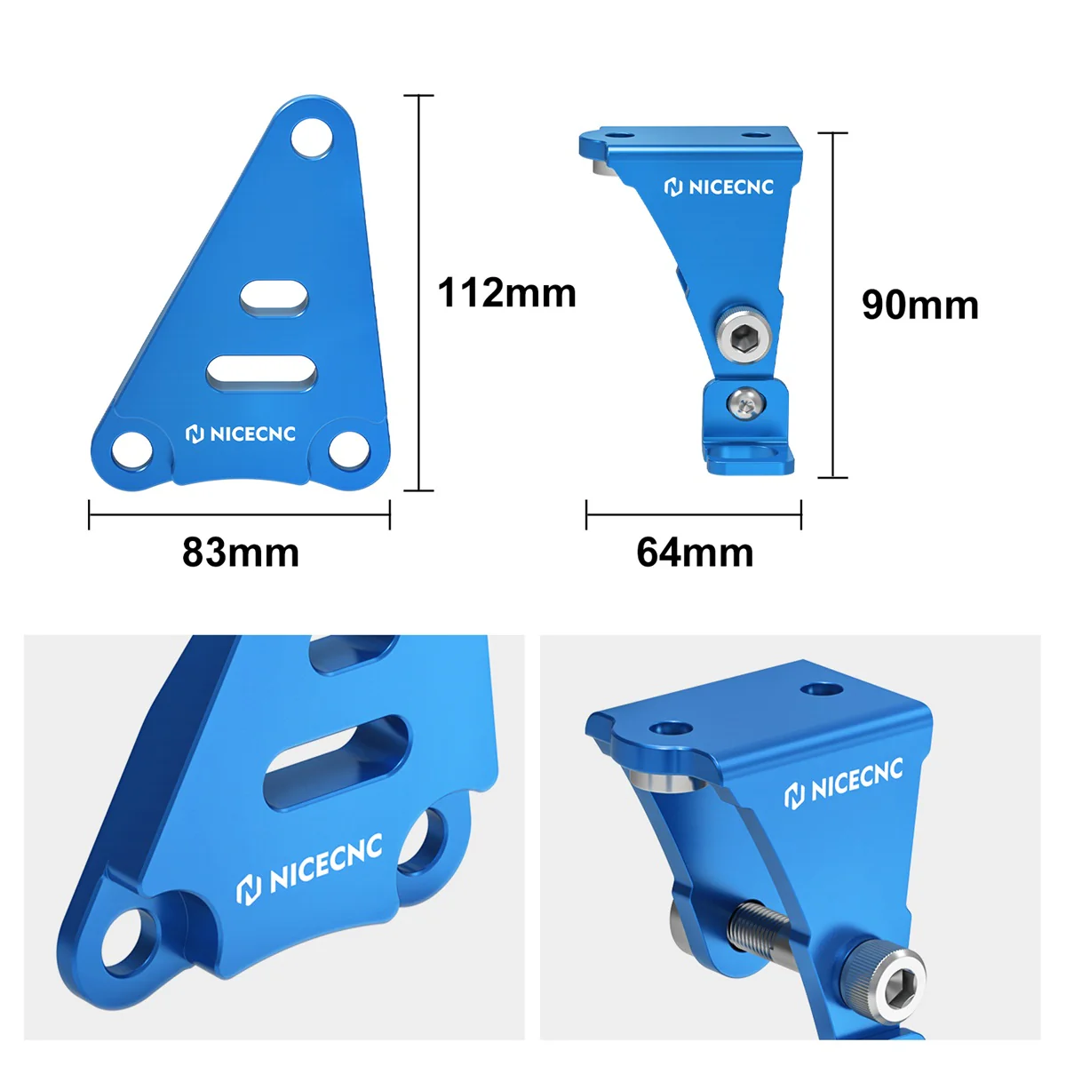 ATV Engine Mounting Bracket Stay Holder Kit For Yamaha YFZ450R 2009-2025 - Image 6