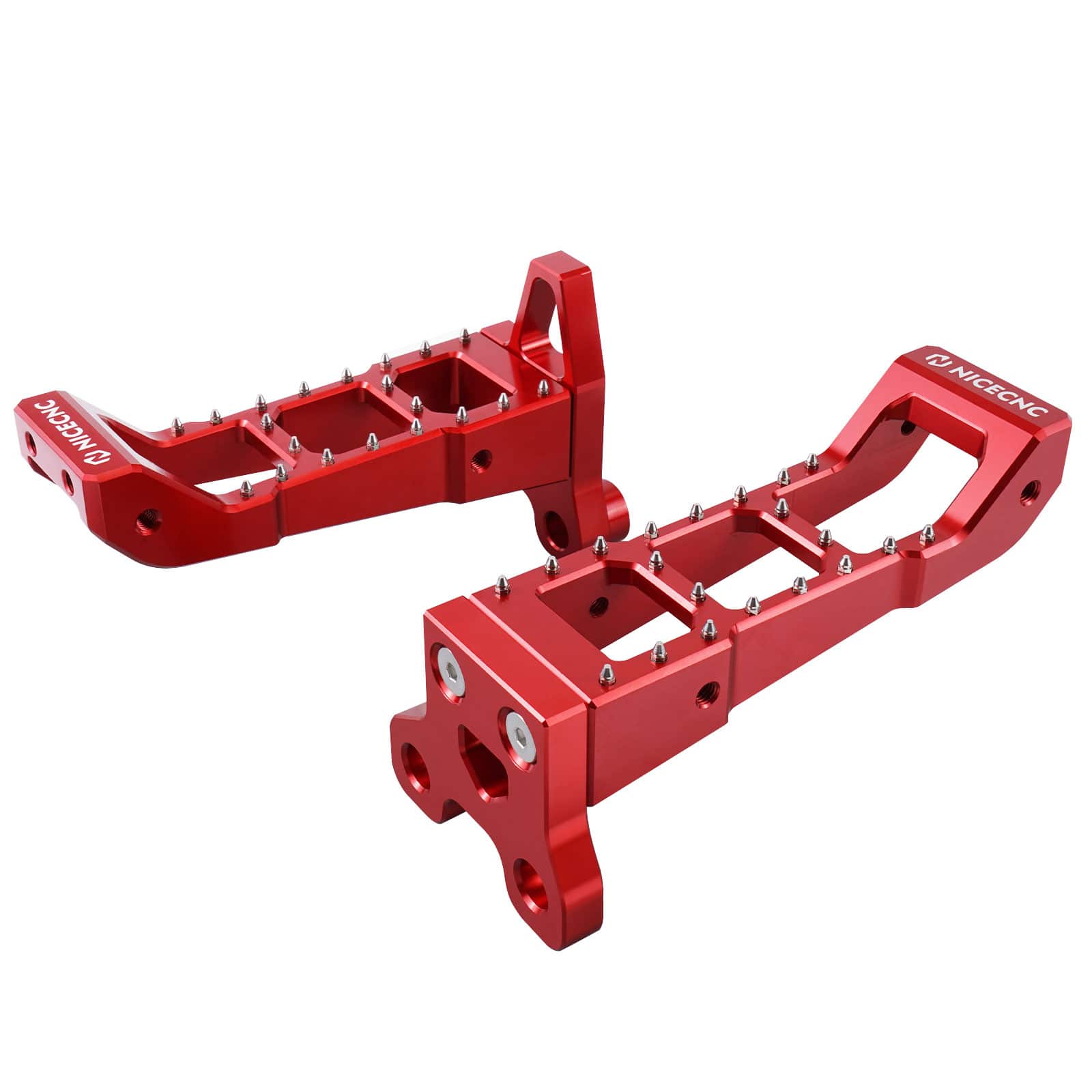 ATV Foot Pegs Footrest Pedals Assembly Kit For Yamaha YFZ450R YFZ450X - Image 3